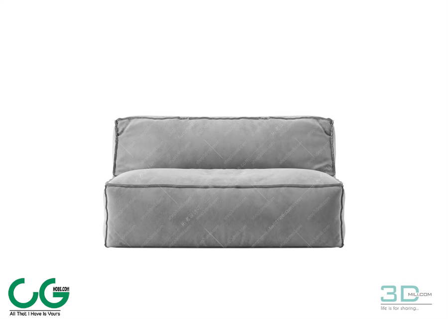 Single sofa 3D 38 Model