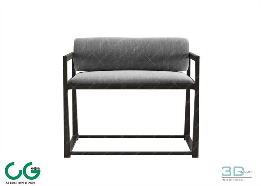 Single sofa 3D 44 Model