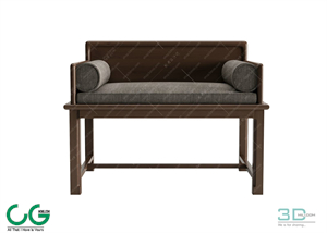 Single sofa 3D 45 Model