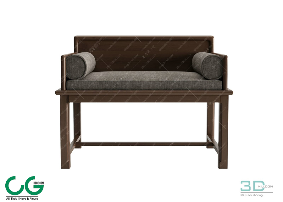 Single sofa 3D 45 Model
