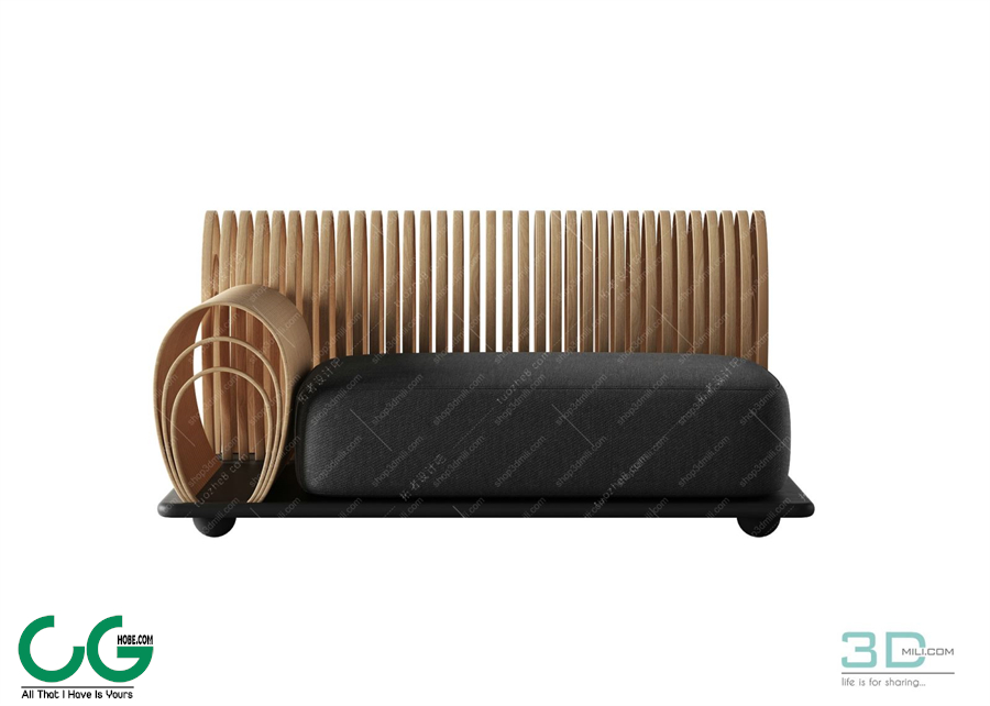 Single sofa 3D 53 Model