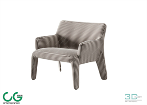 Single sofa 3D 55 Model