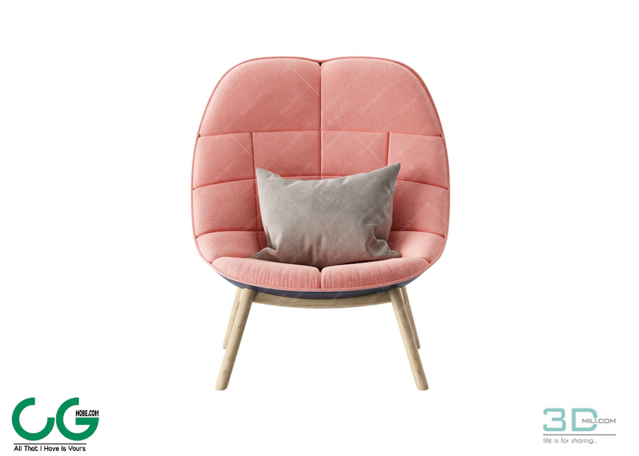 Single sofa 3D 56 Model