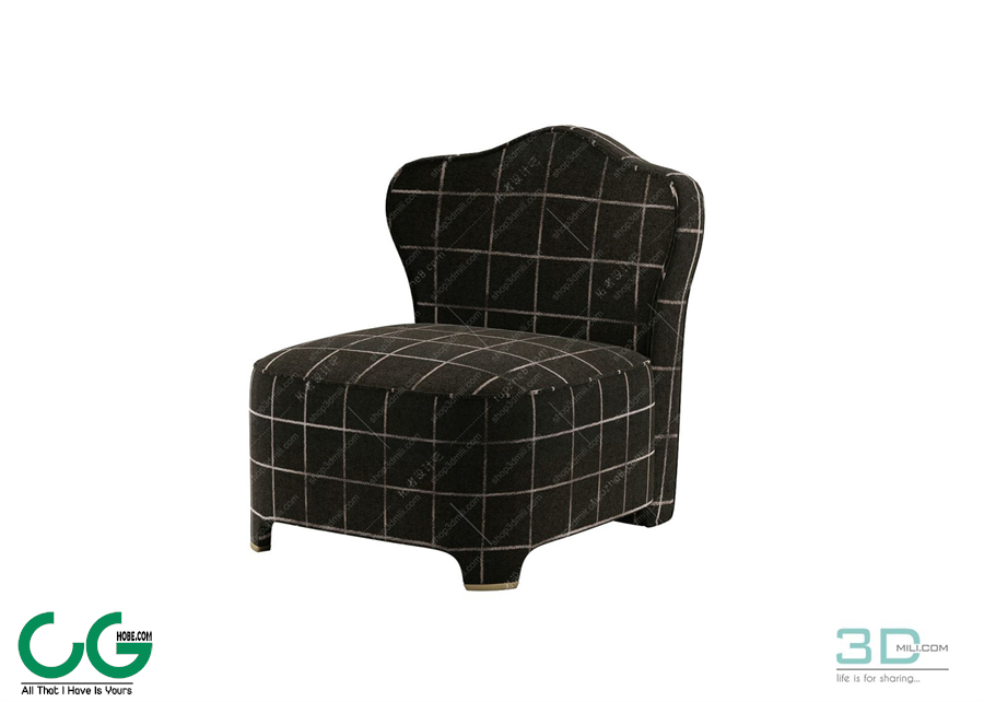 Single sofa 3D 57 Model