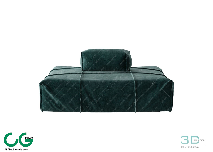 Single sofa 3D 60 Model