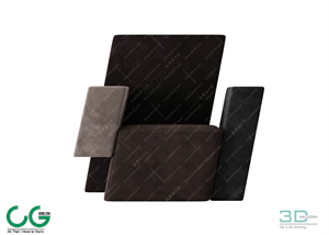 Single sofa 3D 62 Model
