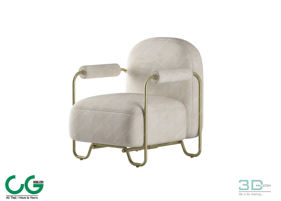 Single sofa 3D 66 Model