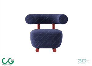 Single sofa 3D 70 Model