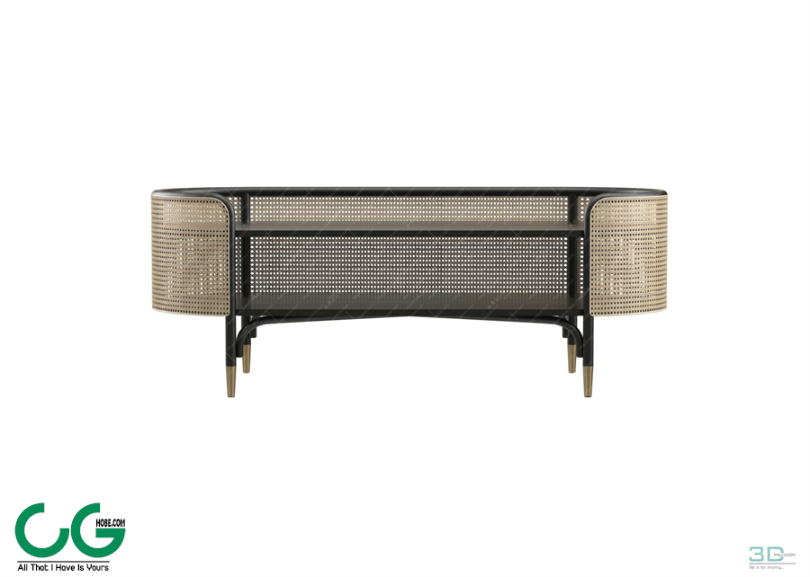 TV cabinet shelf 01 3dsmax File