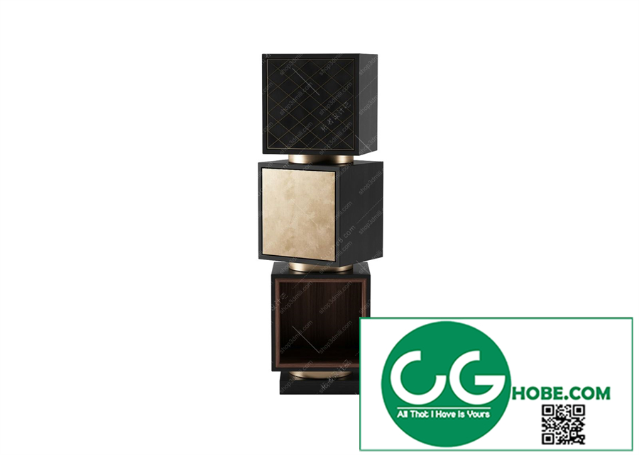 TV cabinet shelf 11 3dsmax File