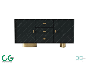 TV cabinet shelf 17 3dsmax File
