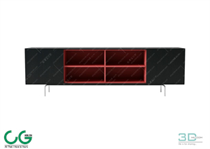TV cabinet shelf 19 3dsmax File