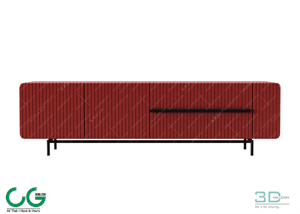 TV cabinet shelf 24 3dsmax File