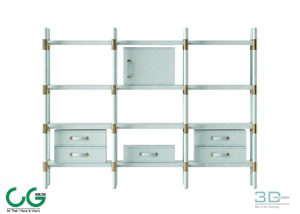 TV cabinet shelf 30 3dsmax File