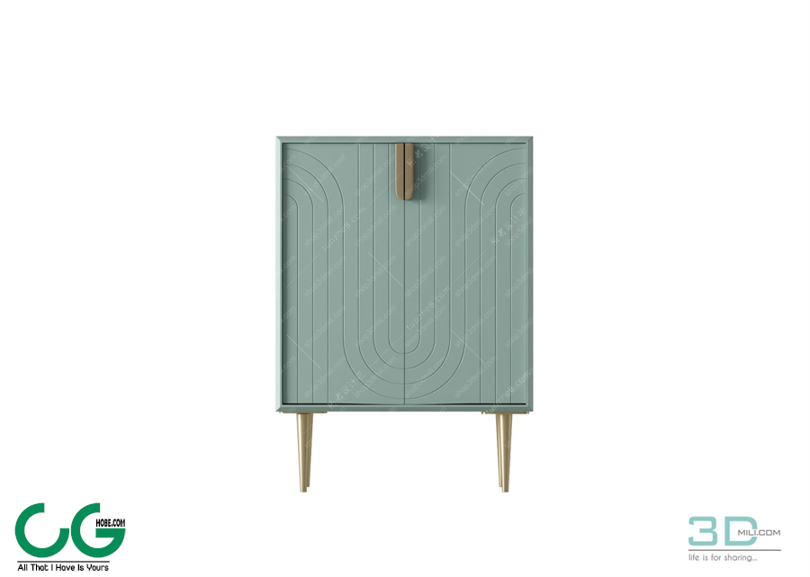 TV cabinet shelf 43 3dsmax File