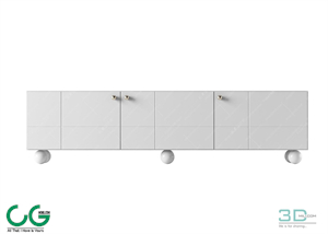 TV cabinet shelf 44 3dsmax File