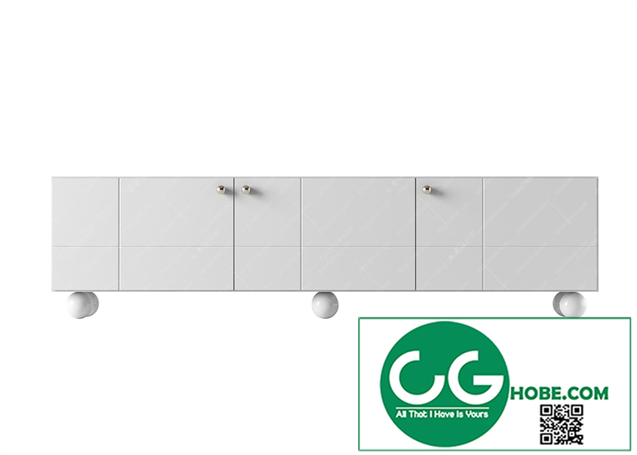TV cabinet shelf 44 3dsmax File
