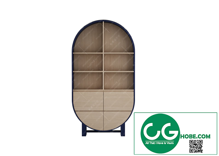 TV cabinet shelf 46 3dsmax File