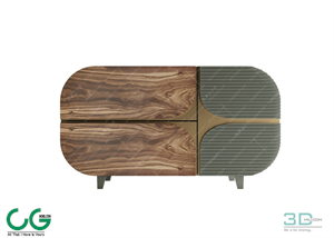 TV cabinet shelf 54 3dsmax File