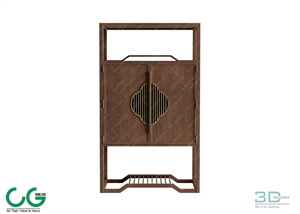 TV cabinet shelf 56 3dsmax File