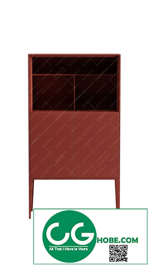 TV cabinet shelf 57 3dsmax File