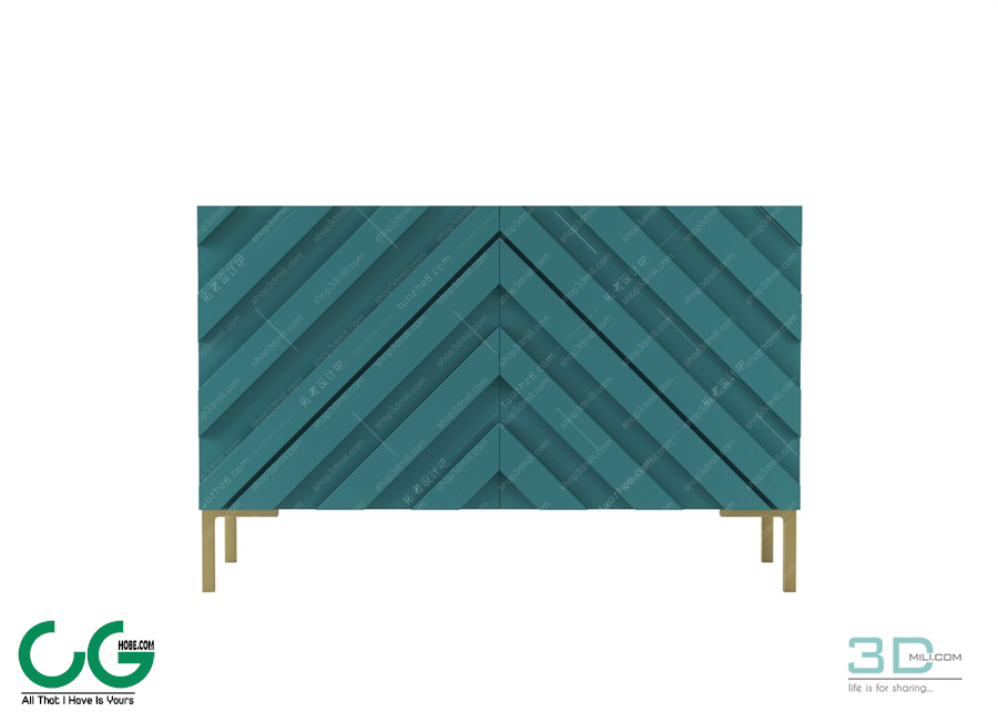 TV cabinet shelf 58 3dsmax File
