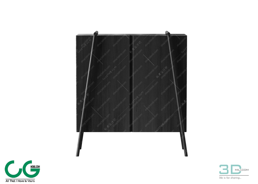 TV cabinet shelf 61 3dsmax File