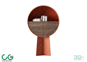 TV cabinet shelf 63 3dsmax File