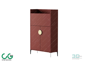 TV cabinet shelf 64 3dsmax File