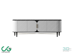 TV cabinet shelf 67 3dsmax File