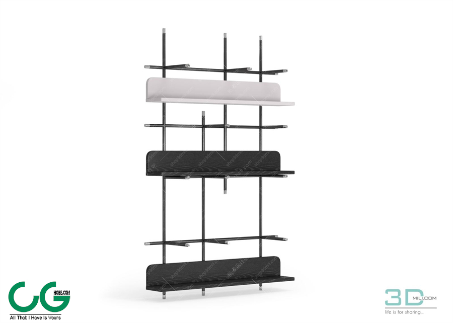 TV cabinet shelf 81 3dsmax File