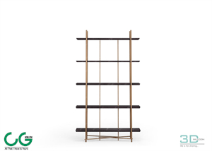 TV cabinet shelf 87 3dsmax File