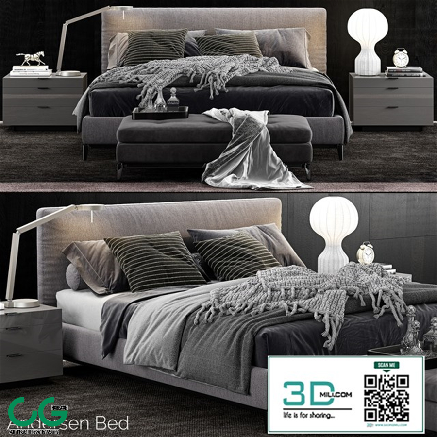 Minotti Andersen Bed