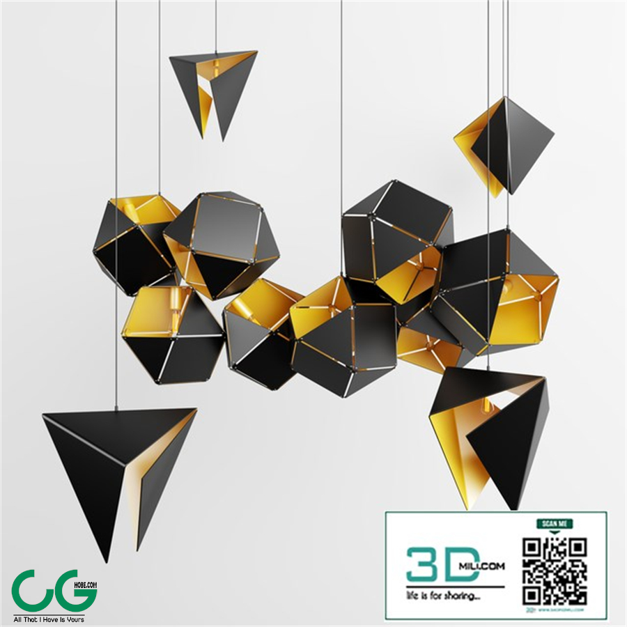 Welles Long Chandelier Aarevalo STEALTH