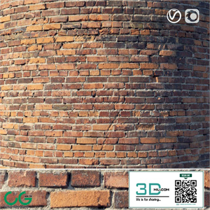 Brick wall with damage