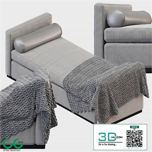 Bench The Sofa and Chair Company Escher Daybed