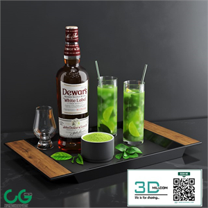 Matcha cocktail set