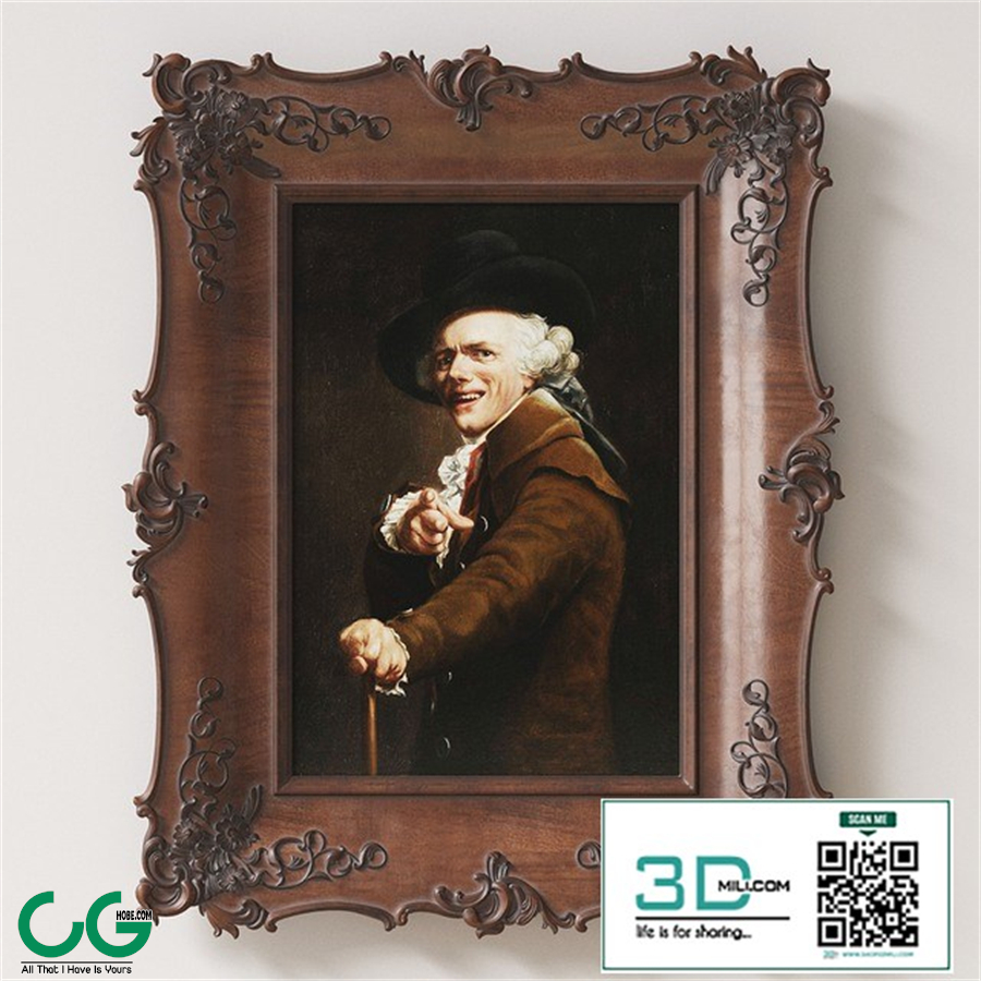 Carved frame