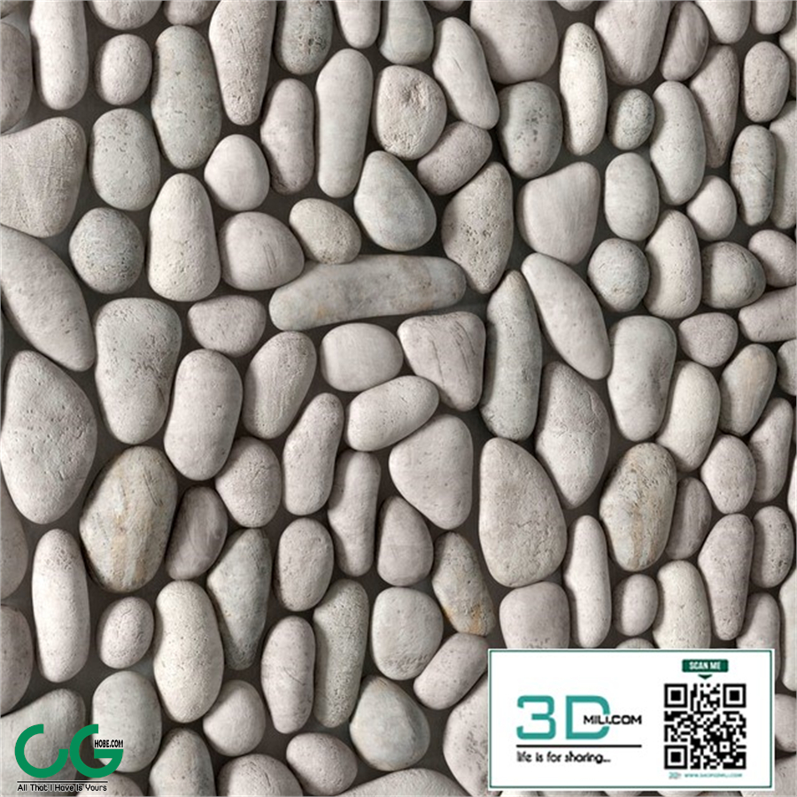 Fine pebble panel