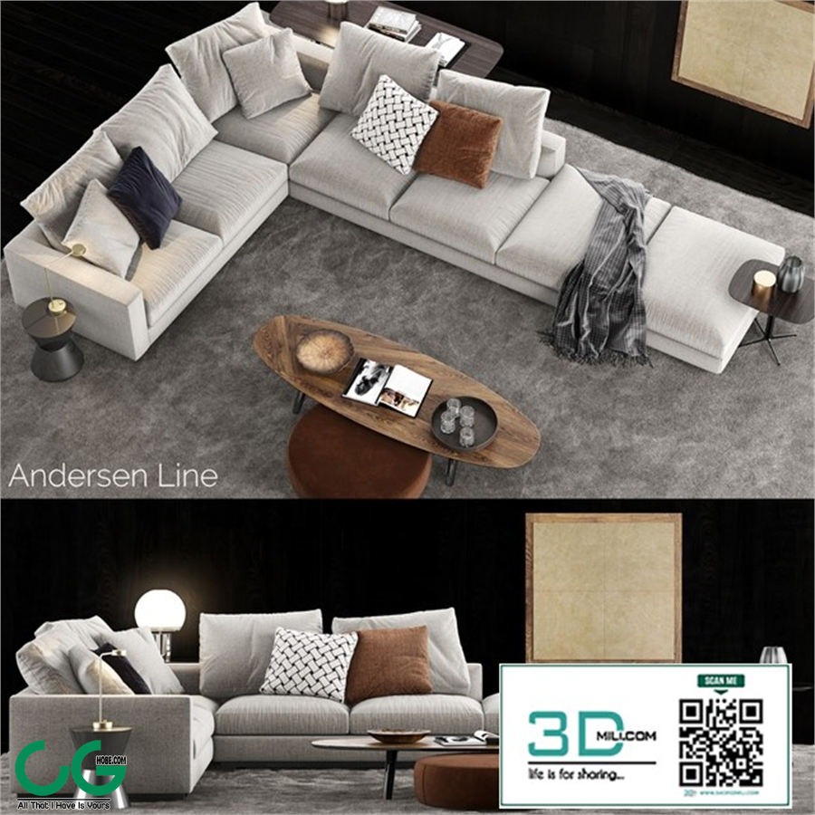 Minotti Andersen Line Sofa 1