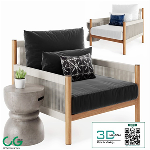 Architect Outdoor Lounge Chair