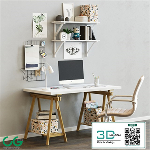 Workplace table ikea LINNMON 