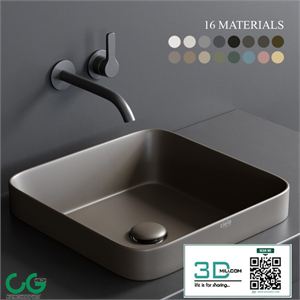 Ceramica Cielo Enjoy 40 Rectangular Washbasin