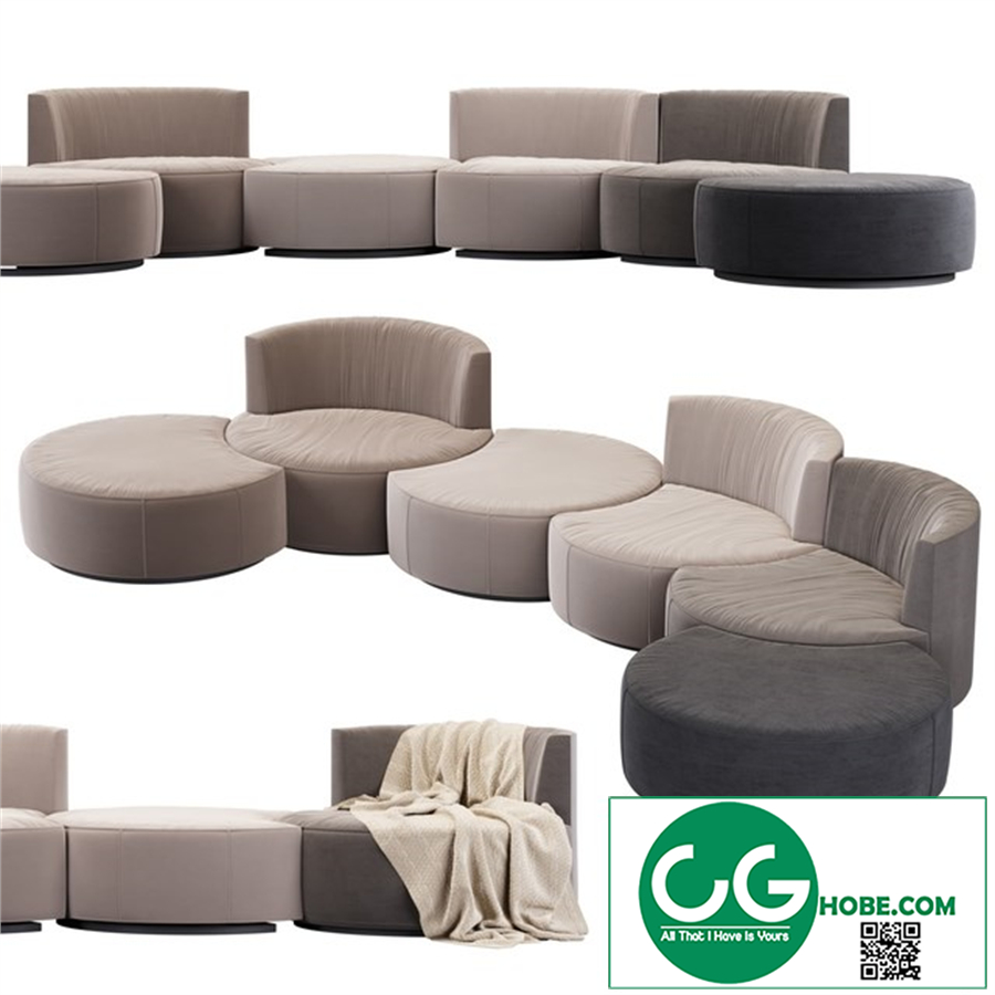 Modular sofa Mussi Italy Sedutalonga