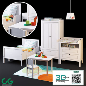 A set of furniture SUNDVIK from IKEA for children