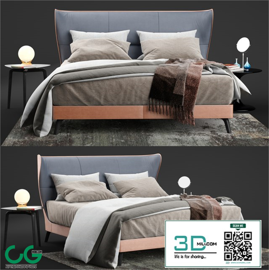 Poltrona Frau Mamy Blue Bed