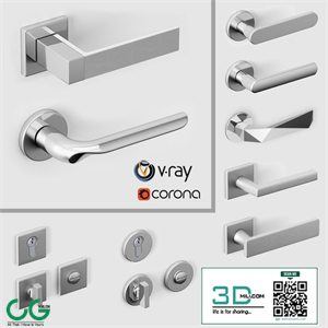 Door handles DnD by Martinelli