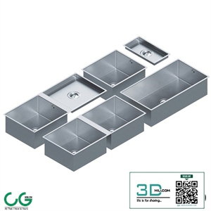 Stainless Steel Sinks by Dornbracht Set 02