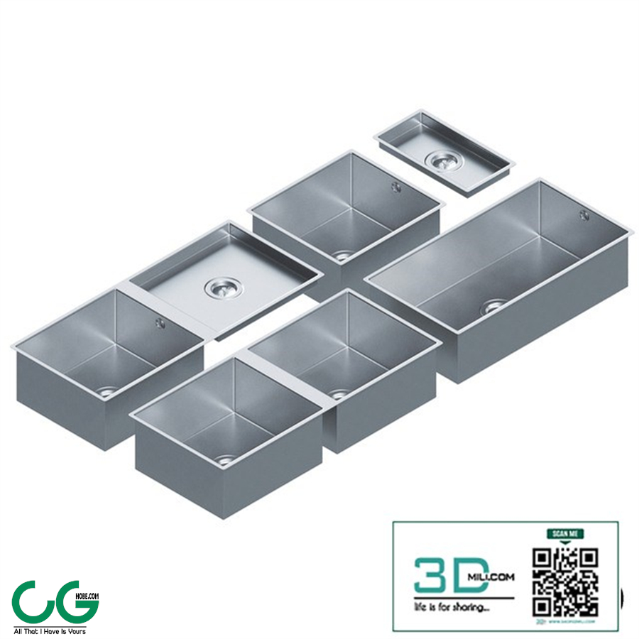Stainless Steel Sinks by Dornbracht Set 02