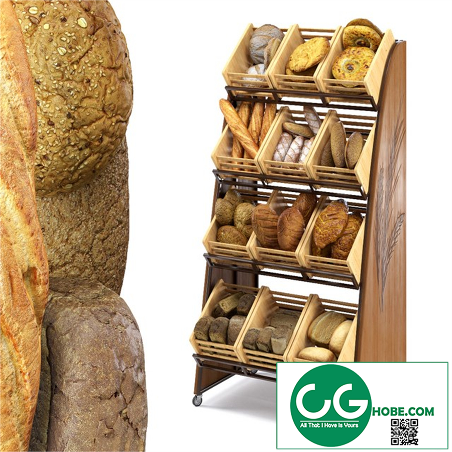 Rack with bread